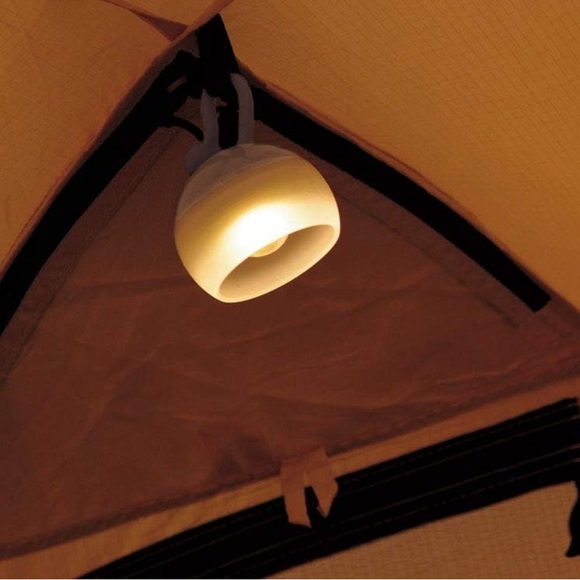 Snow Peak Mini Hozuki Lantern Travel Portable Light ES-041WH-US Bark Brown - Picture 10 of 10